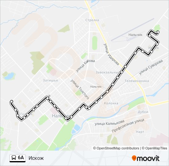 13 маршрутка нальчик схема проезда