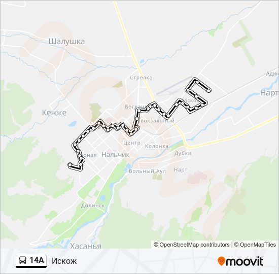 14 автобус отслеживания. Автобус 14 Нальчик. 14 Маршрут Нальчик. Нальчик автовокзал карта. Маршрут м14 автобуса.