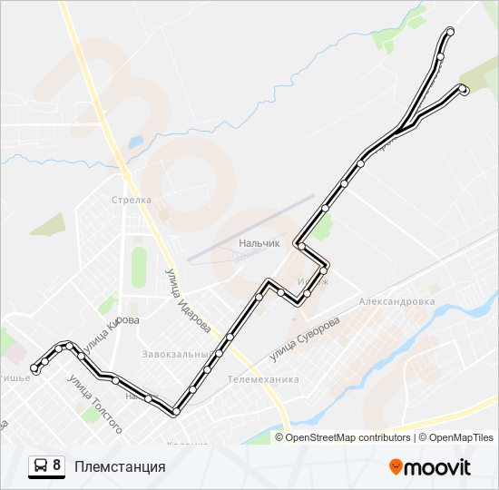 Маршрут 8. Маршрут автобуса 8. Схема маршрута 8а Новороссийск. Автобус 8 а на карте.