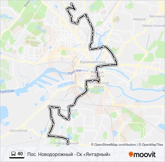 Маршрут 40. Маршрут 40 автобуса Калининград. Маршрутка 40 маршрут на карте. Автобус 40 маршрут остановки и расписание.