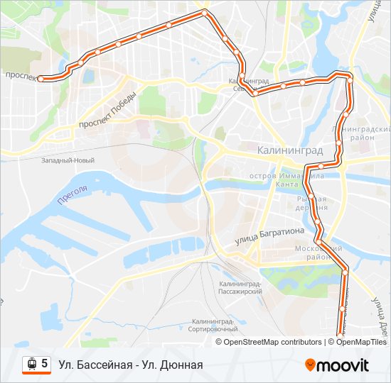 5 light rail Line Map