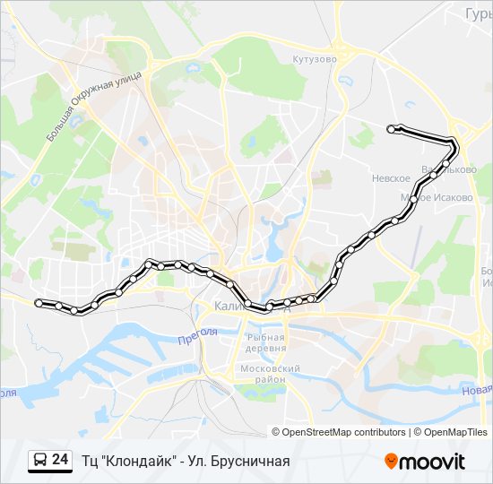 Расписание городских автобусов