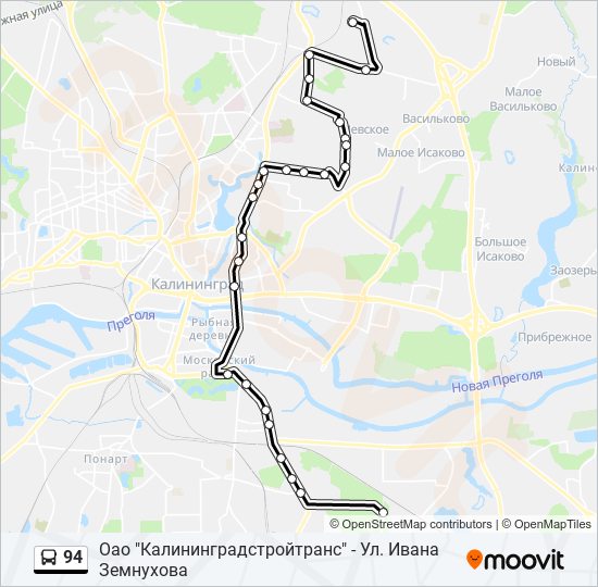 Маршрутка 94 ульяновск схема проезда с остановками