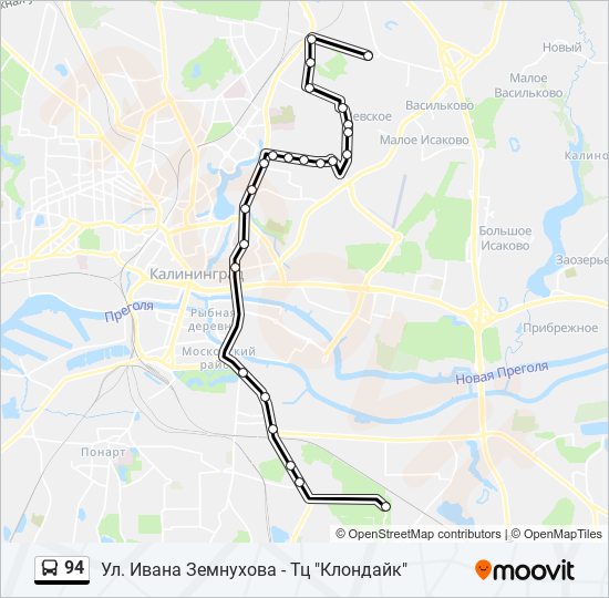 Остановки автобуса 244э калининград храброво аэропорт