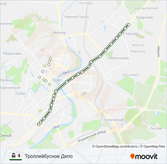 Канатная дорога 4: карта маршрута