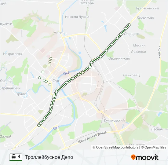 Канатная дорога 4: карта маршрута