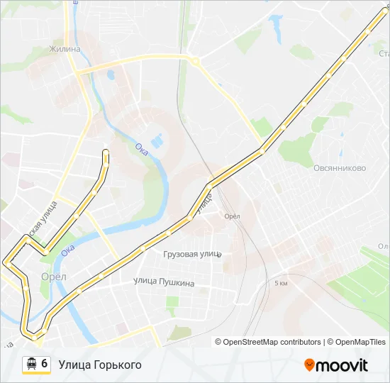 6 Cable Car Line Map