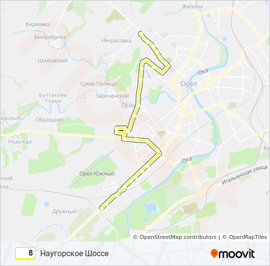 48 маршрутка орел схема