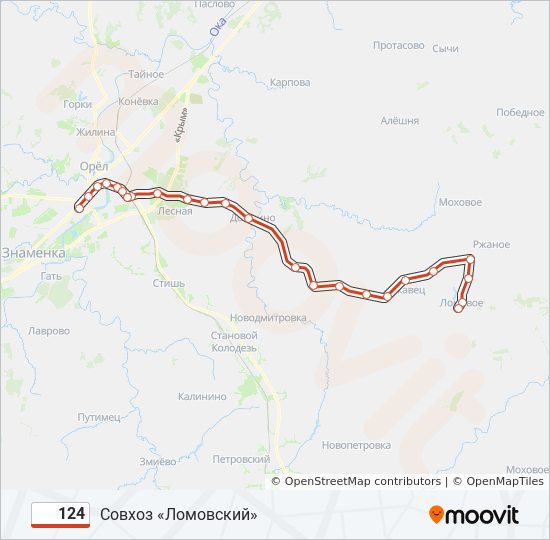 124 маршрут тольятти схема движения на карте