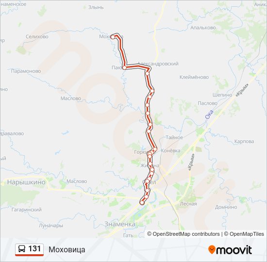 131 маршрут тольятти схема