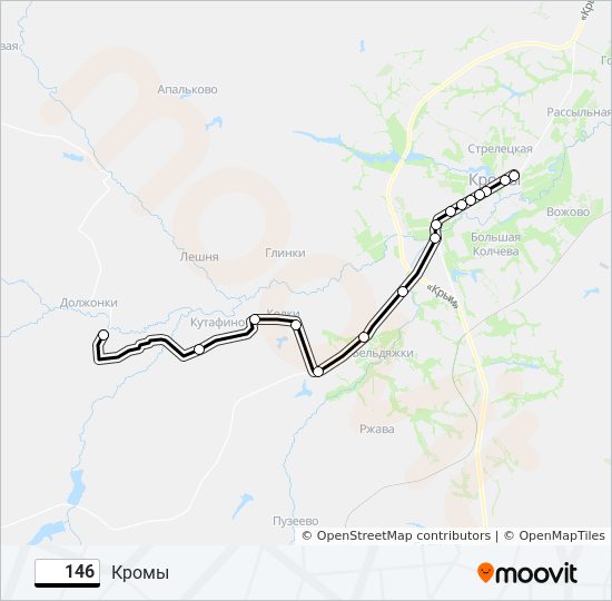 Расписание автобусов кромы. Бельдяжки на карте.