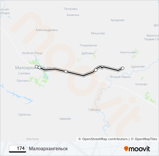 Автобус малоархангельск орел