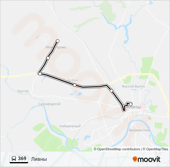 369 Bus Line Map