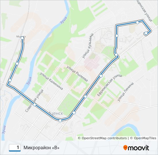 Расписание автобусов мценск