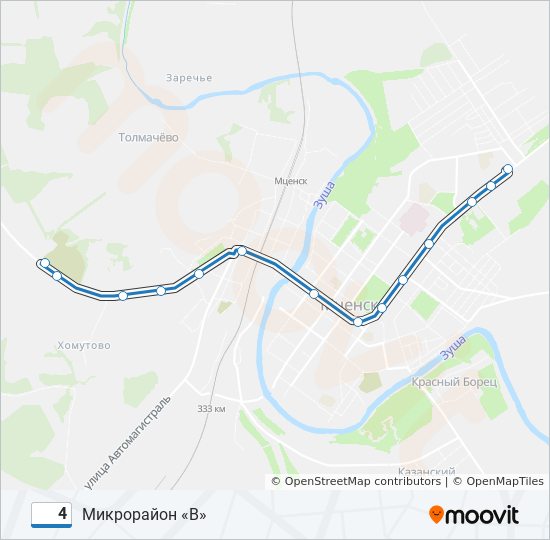 Расписание автобусов мценск орел