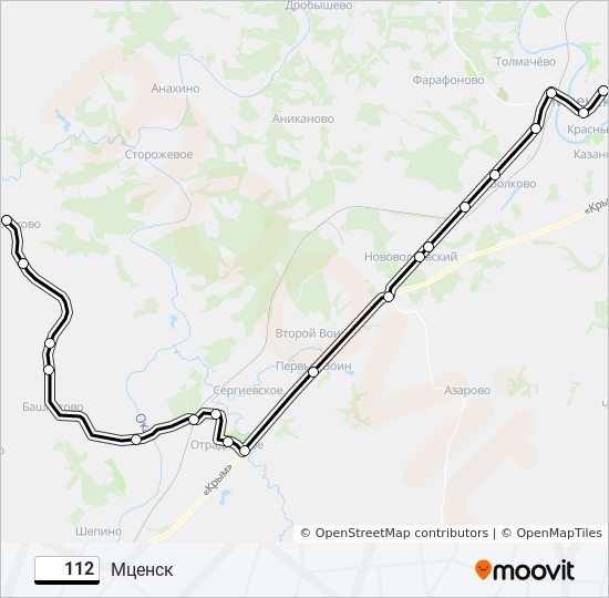 Расписание автобусов мценск