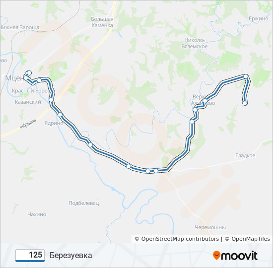 Маршрут 125 чебоксары цивильск остановки схема движения