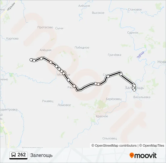 262 Bus Line Map