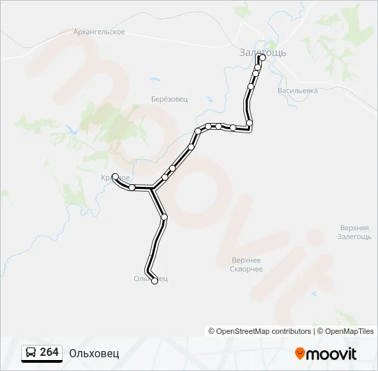 264 Bus Line Map