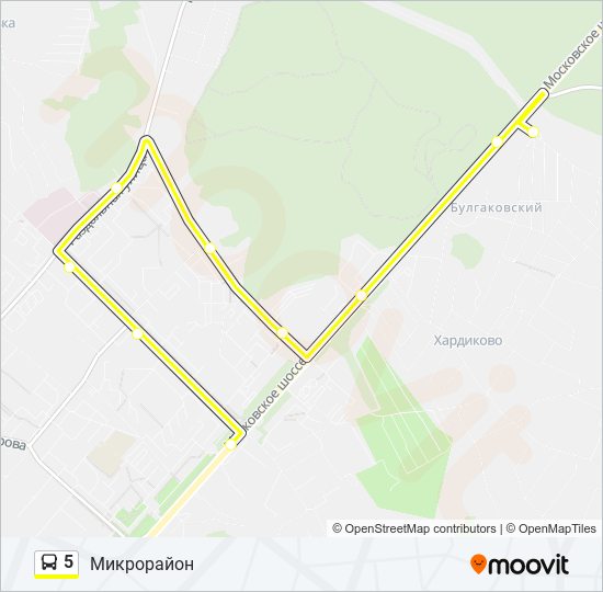 5 bus Line Map