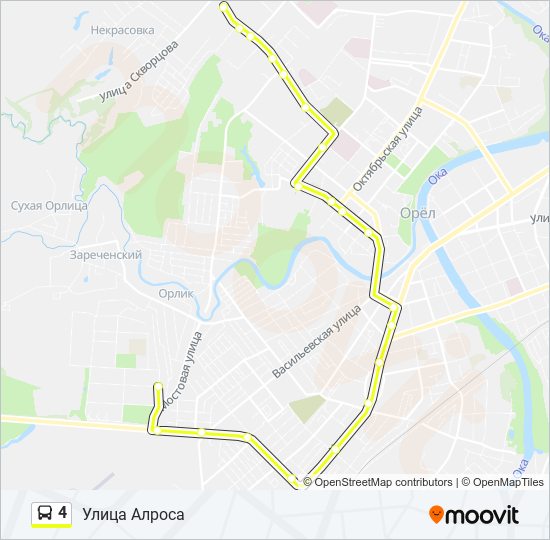 4 bus Line Map