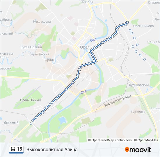 15 bus Line Map