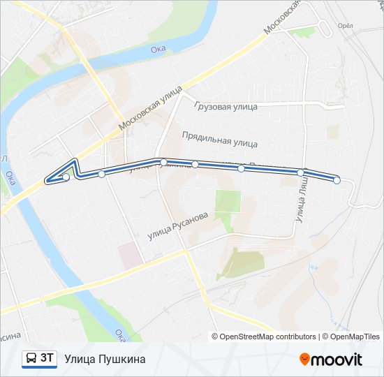 3Т bus Line Map