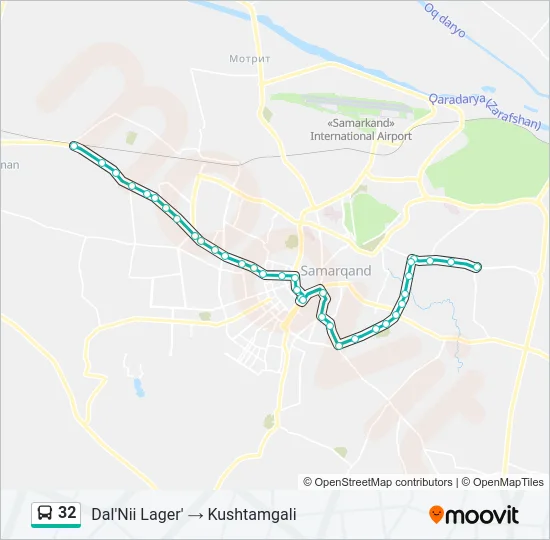 32 Bus Line Map