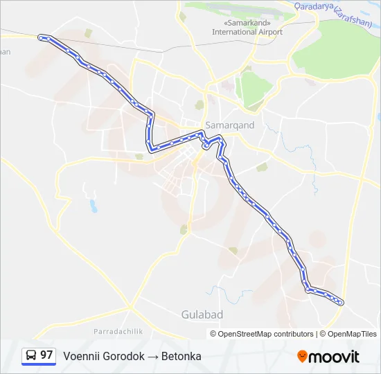 97 Bus Line Map