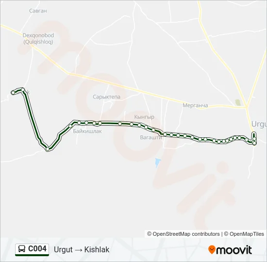 C004 Bus Line Map