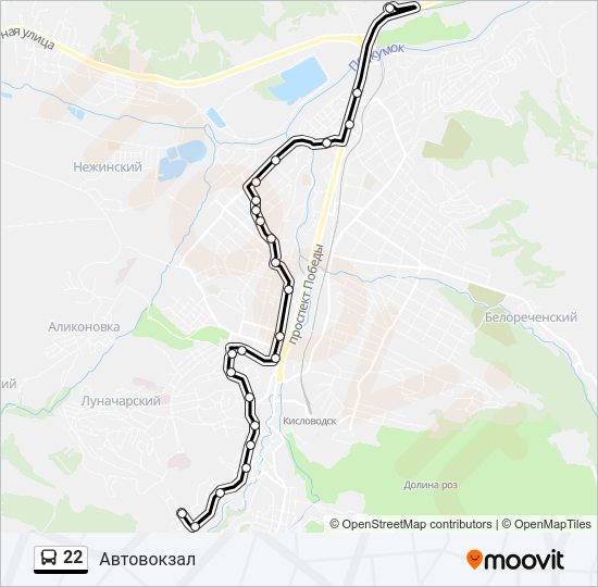 Краснодар 2 автостанция карта