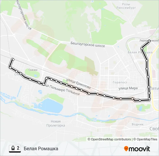 2 Light Rail Line Map