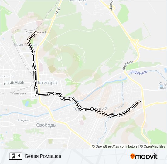 4 Light Rail Line Map