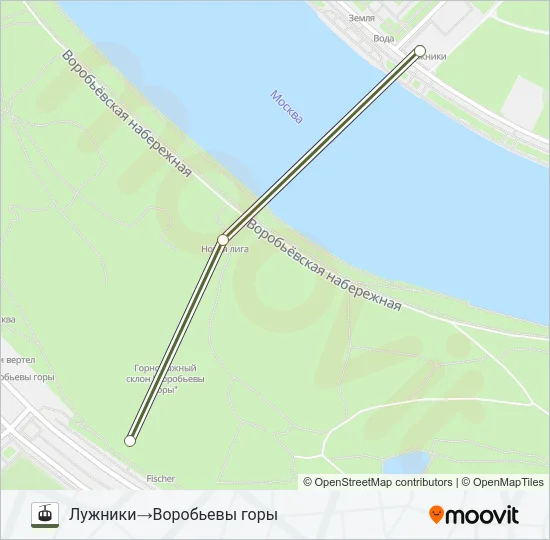Карта маршрута КАНАТНАЯ ДОРОГА