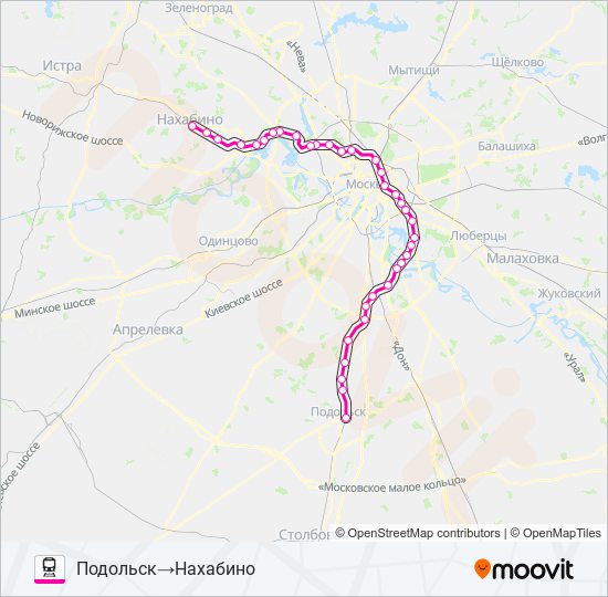 Схема д 2 подольск нахабино