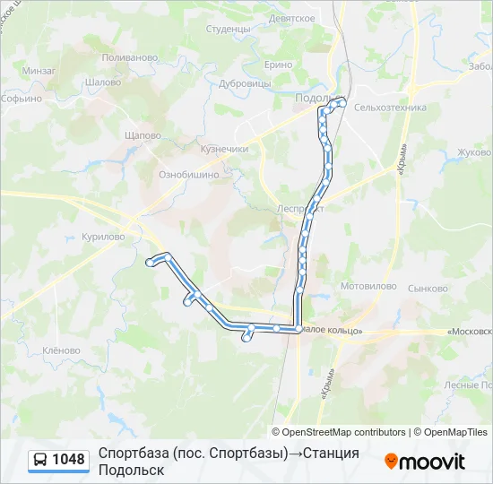 1048 Bus Line Map