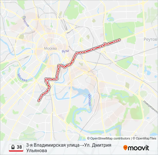 38 Light Rail Line Map