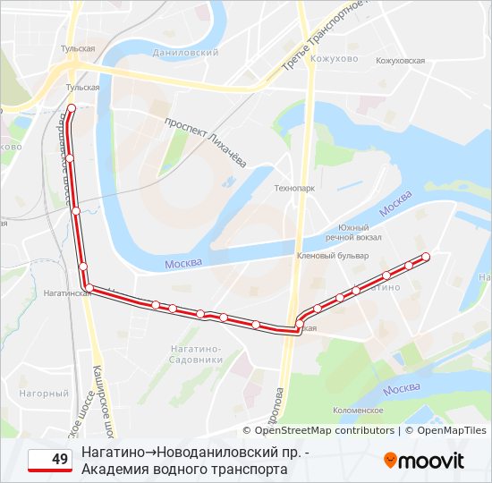 Маршрут 49 маршрутки на карте. Маршрут 49 трамвая. Маршрут 49. Трамвай 49 маршрут Москва. Изменение трамвай маршрут 49 Новоданиловский.