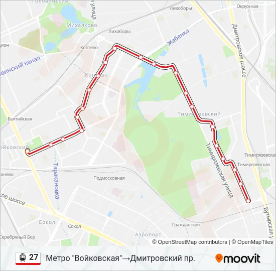 27 Light Rail Line Map