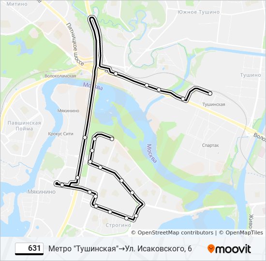 Маршрут 100 автобуса гатчина. 631 Автобус маршрут. Карта метро Выхино Митино. Станции от Тушинской.