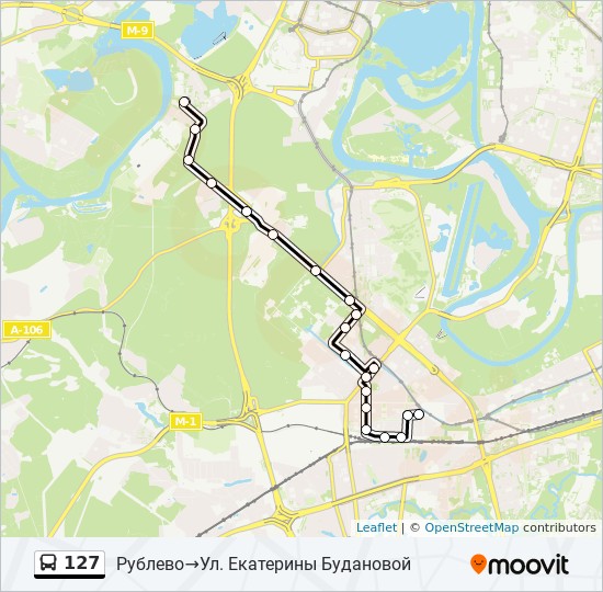 Автобус 127 маршрут остановки и расписание