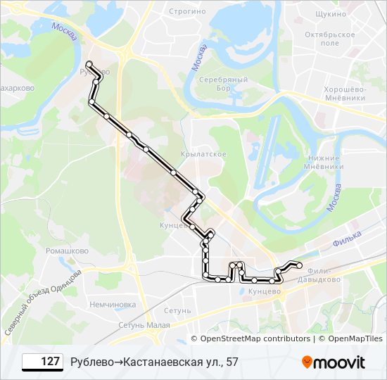 Схема движения 127 маршрутки тольятти на карте с остановками