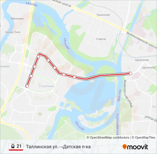 21 Light Rail Line Map