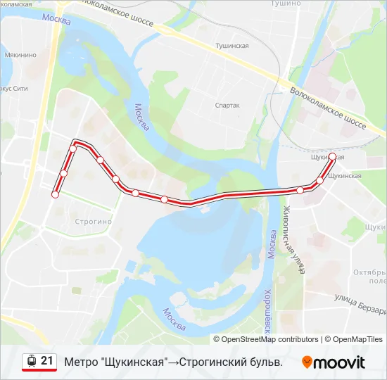21 Light Rail Line Map
