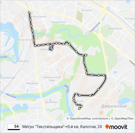 Маршрутка 54 магнитогорск схема