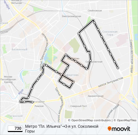 Карта 730. Автобус 730. Маршрут 730 автобуса Москва остановки.