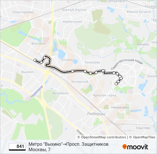 Расписание 870 от московского