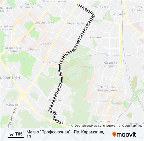 Отследи 85 автобус. Т85 маршрут. Автобусе 85 Москва маршрут. Остановки на маршруте е85. Т85 автобус маршрут расписание.