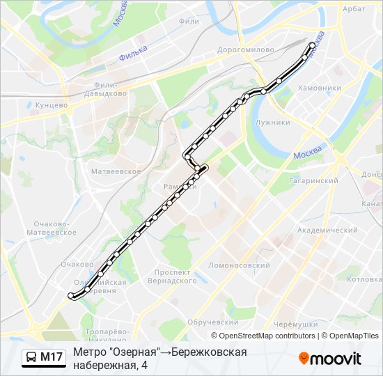 Метро озерная какой автобус