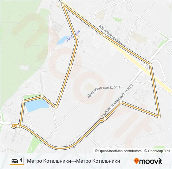 4 Shuttle Line Map